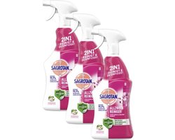 SAGROTAN Allesreiniger met Desinfectie - Combi-verpakking - 3x1 Liter | Voor keukenreiniging - Badkamer reinigen - Vloeren reinigen - Verwijdert bacteriën en kalkaanslag