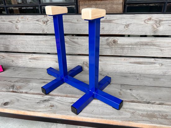 Acro/turn paaltjes - Oefen steuntjes met houten blokjes - Zwart | bol