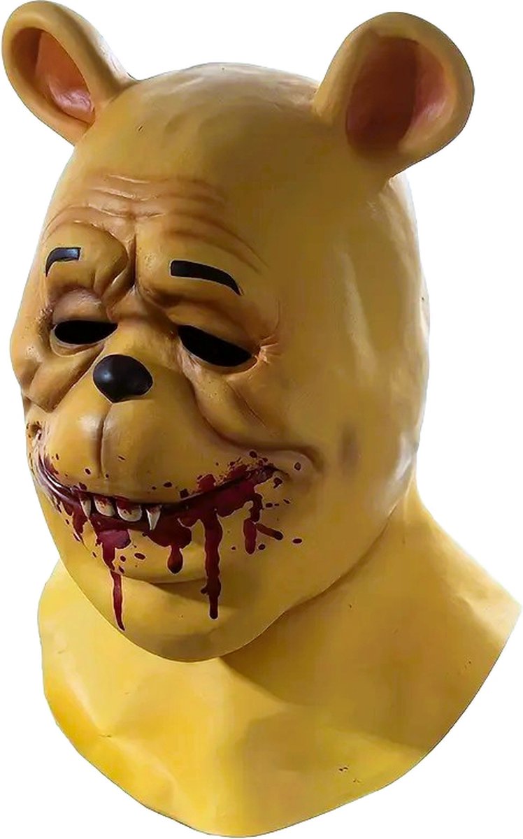 Winnie de Poeh masker - Winnie the Pooh mask - Beer masker - Disney masker - Horror masker - Halloween masker - Eng masker - Enge maskers - Carnaval masker - Scary masker - Killer clown masker - Spook masker