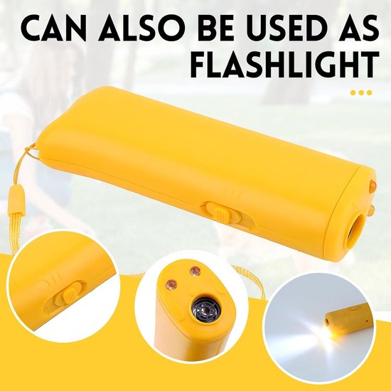 PawTrainer Flashlight | Ultrasone huisdiertrainer met LED zaklamp