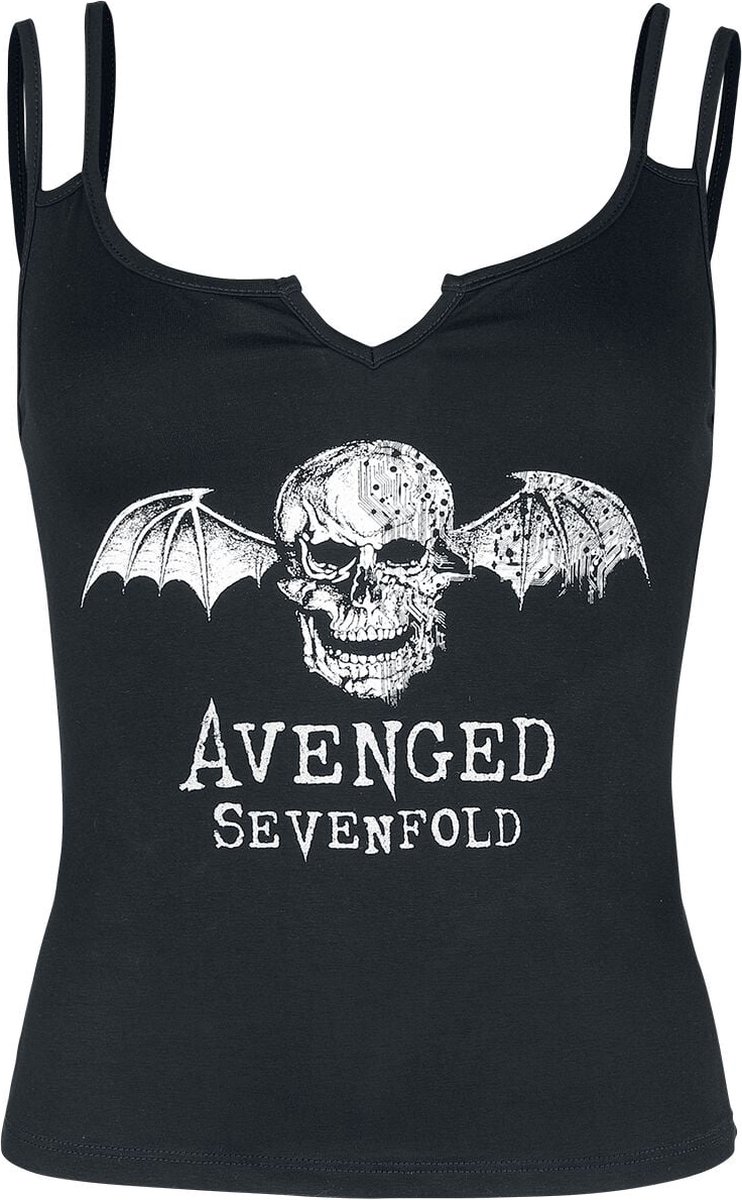 Avenged Sevenfold Deathbat Dames Top - zwart - XXL