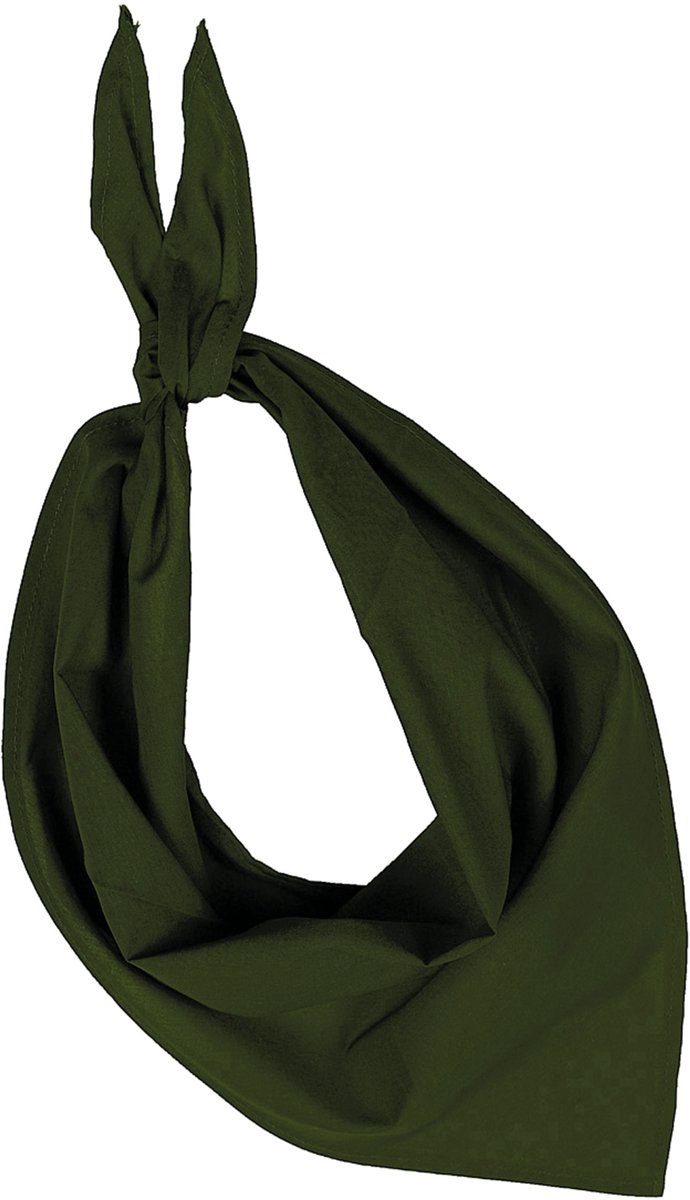 Bandana Unisex One Size K-up Olive 80% Polyester, 20% Katoen