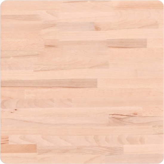 Tafelblad vierkant 60x60x1,5 cm massief beukenhout kopen