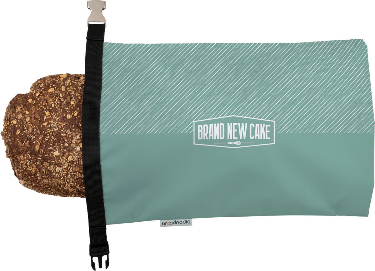 BrandNewCake Herbruikbare Broodzak Groen motief 44x30cm