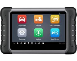 Autel - MK808S - OBD2 Scanner - Diagnosecomputer - Storing Verwijderen - Volledige systeemdiagnose - Uitleesapparatuur Auto - Diagnose Auto - Autodiagnosetool - IMMO Sleutelcodering - Zwart