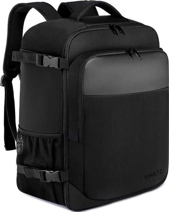40x25x20 Rugzak - Ryanair Maximale Inhoud 40 x 20 x 25 - 14 inch Laptoprugzak - Verstelbare Straps en Borstband - Veilig Achtervak - Schooltas / Werktas met USB Poort - Zijvak voor alle typen Waterflessen - Smart Sleeve voor op een Koffer