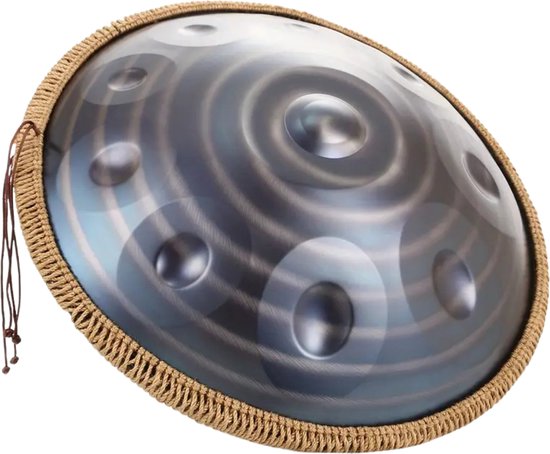 Tonen Blauwe Spiral Handpan Drum - 10 Tonen in D Mineur - Perfect voor ...