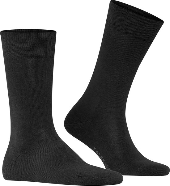 FALKE Sensitive London met comfort tailleband katoen sokken heren blauw - maat 39-42
