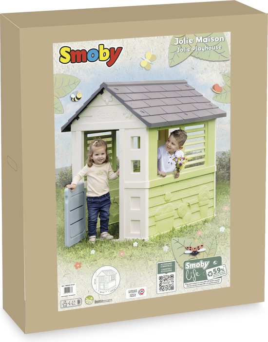 Smoby - Smoby Life - Jolie Playhouse - Speelhuis - Vanaf 2 jaar.