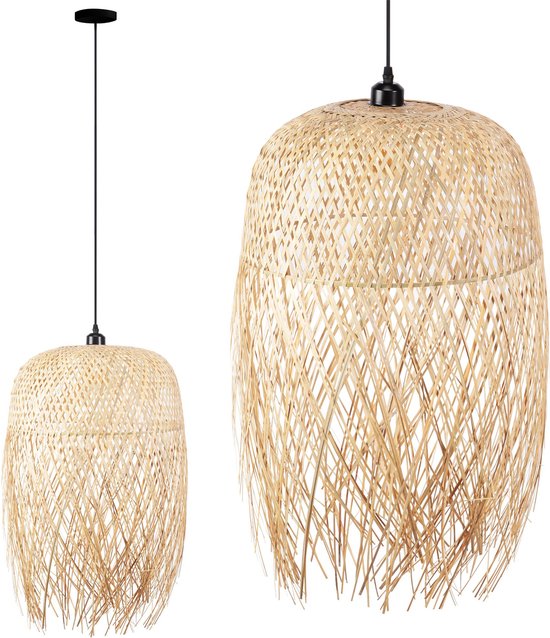 Toolight App1327-1CP Lampe suspendue Beige 40x40x60cm