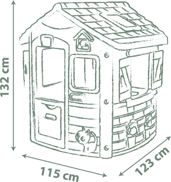 Smoby - Smoby Life - Neo Jura Lodge - Speelhuis - Vanaf 2 jaar.