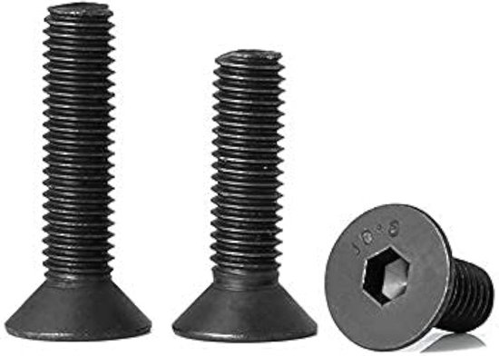 QUARKZMAN 10 stuks cilindrische bouten met sleuf, M8 x 20 mm 304