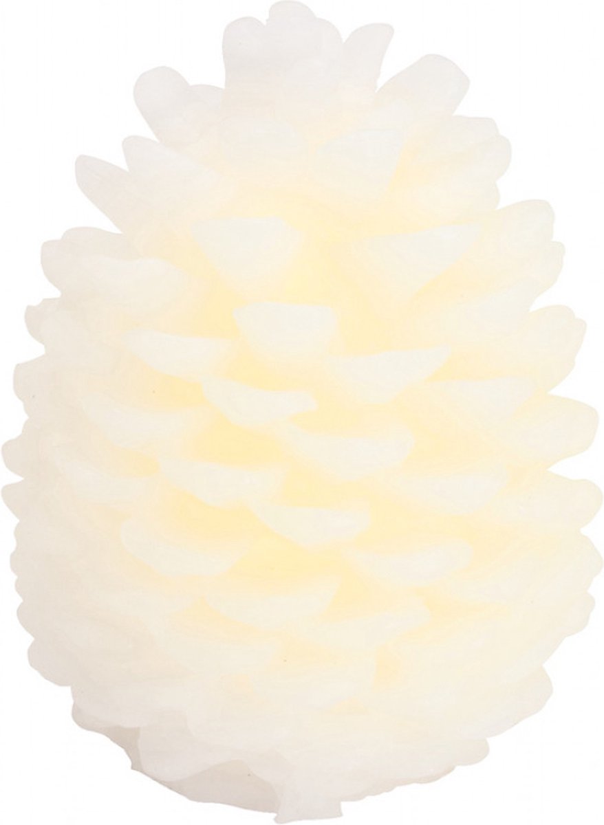 Sirius Home Clara dennenappel - LED kerstdecoratie - H 18 cm - D 14 cm
