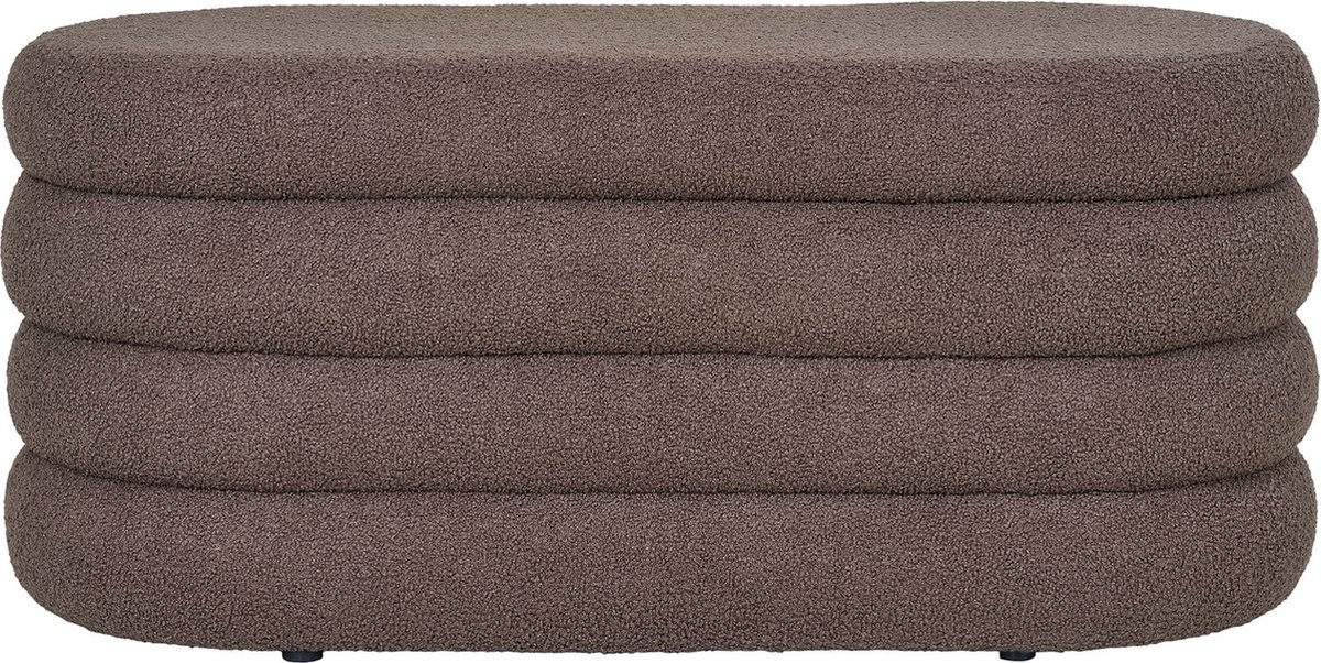 House Nordic Opbergbank Dartford - Bruin - Stof - 103x45x44cm