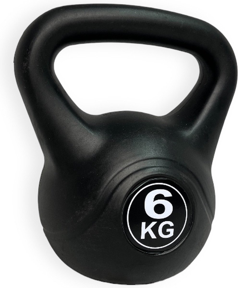 Padisport - Kettlebell 6 Kg - Kettlebell - Kettlebells - 6 Kg - Fitness Gewichten Kettlebell - Kettlebell 6 Kg PVC