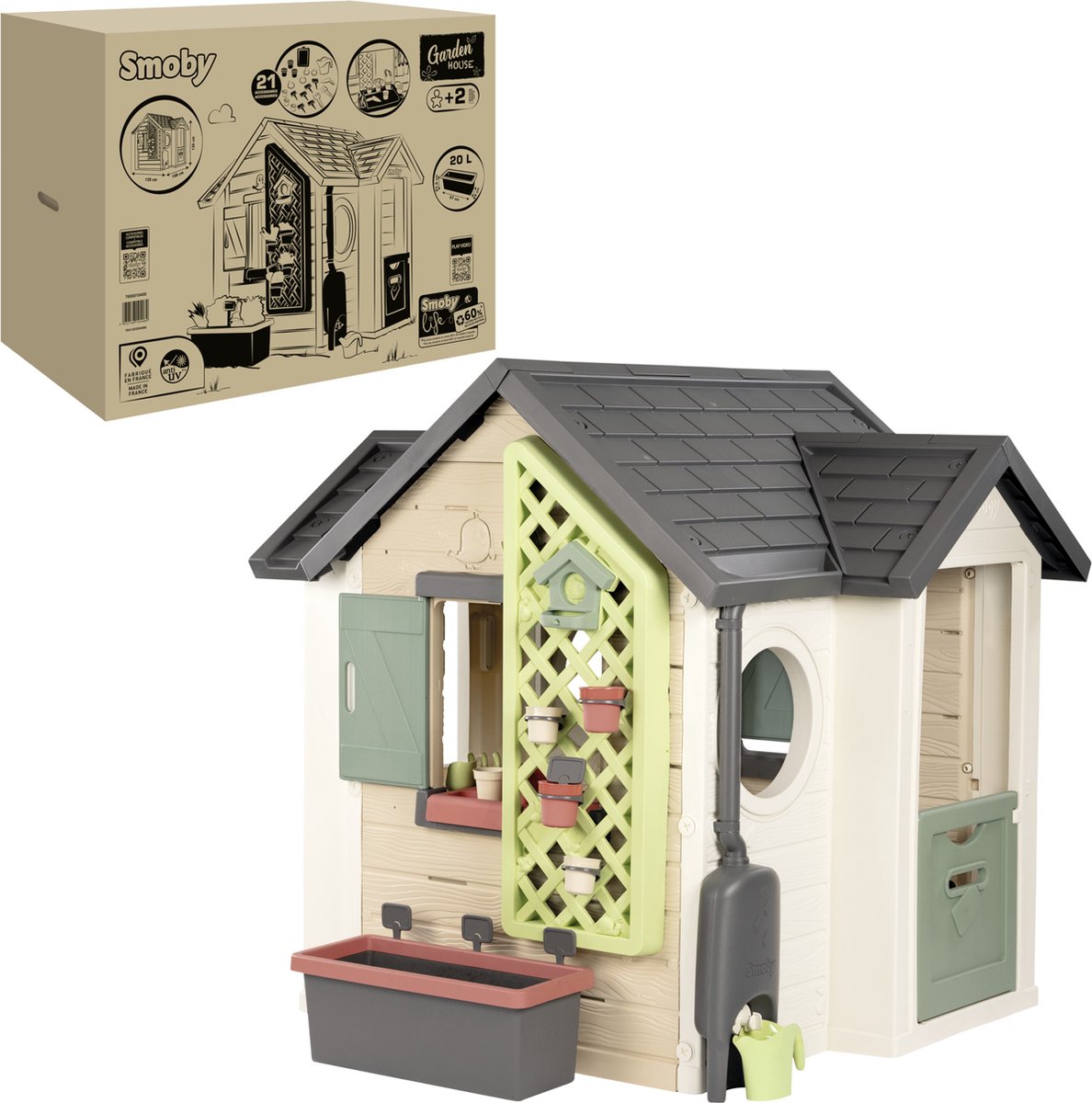 Smoby - Smoby Life - Garden House - Speelhuis - Accessoires - Vanaf 2 jaar