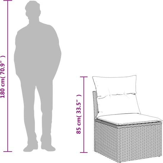 vidaXL-9-delige-Loungeset-met-kussens-poly-rattan-beige