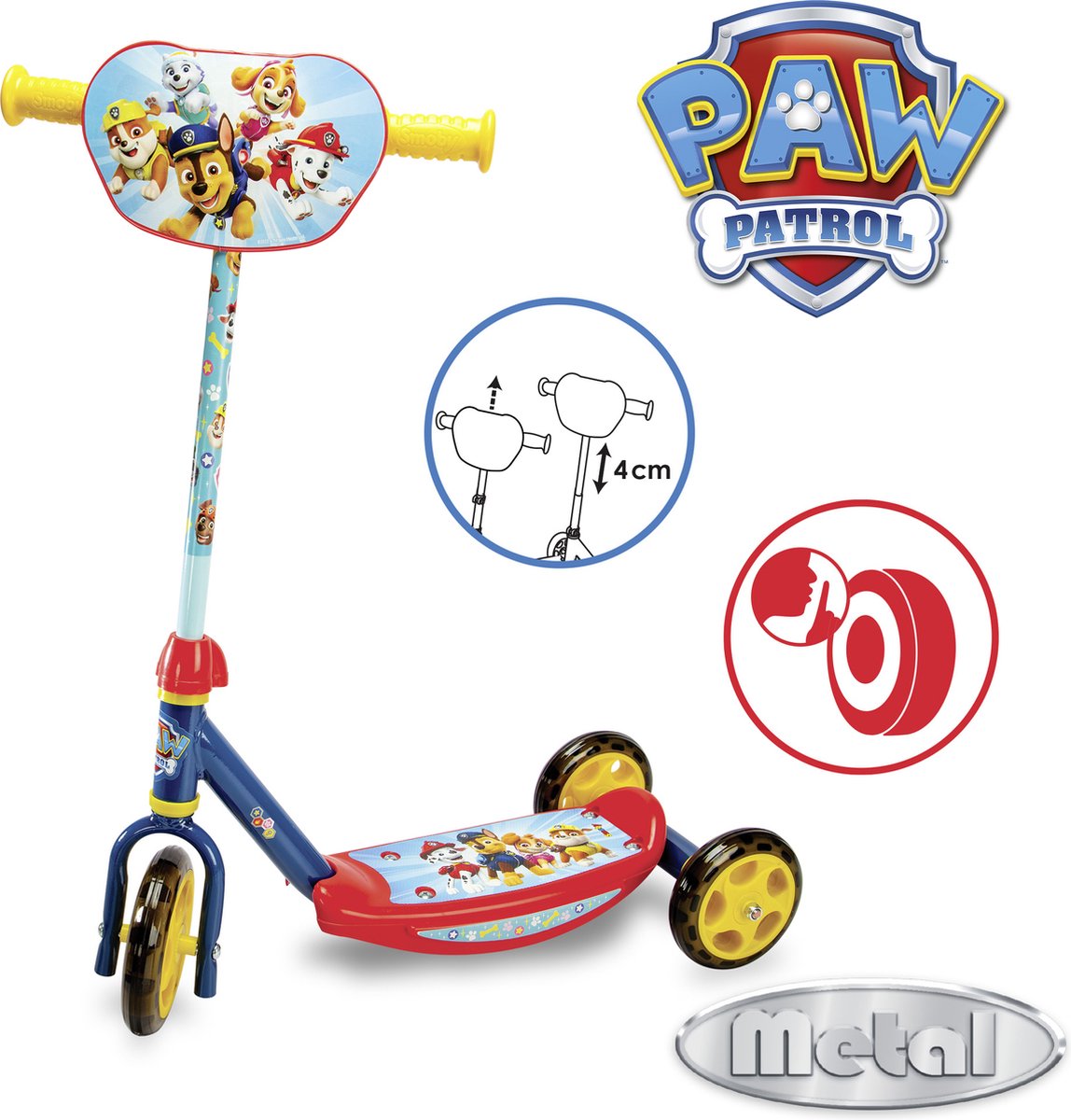 Smoby - Paw Patrol - Scooter - Step - Vanaf 3 jaar. — afbeelding 3