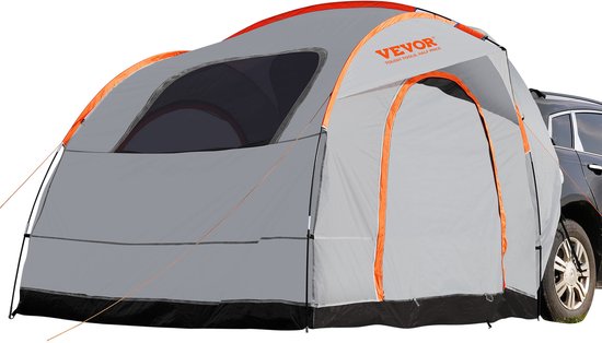 VEVOR daktent busluifel 240 x 240 x 230 cm, autotent achterklep inclusief dubbellaagse tent PU2000 mm daktent autodaktent waterdicht, geschikt voor kamperen, avontuur, uitstapjes, picknicks etc. van Merkloos — afbeelding 4