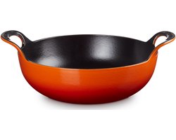 Le Creuset Gietijzeren Balti-pan Oranjerood 24cm