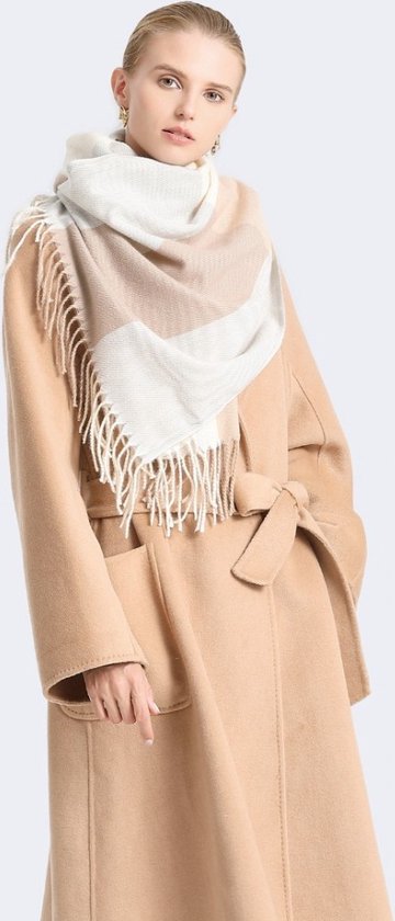 Echarpe Miss Lulu Femme - Châle Femme - 200x60cm - Camel