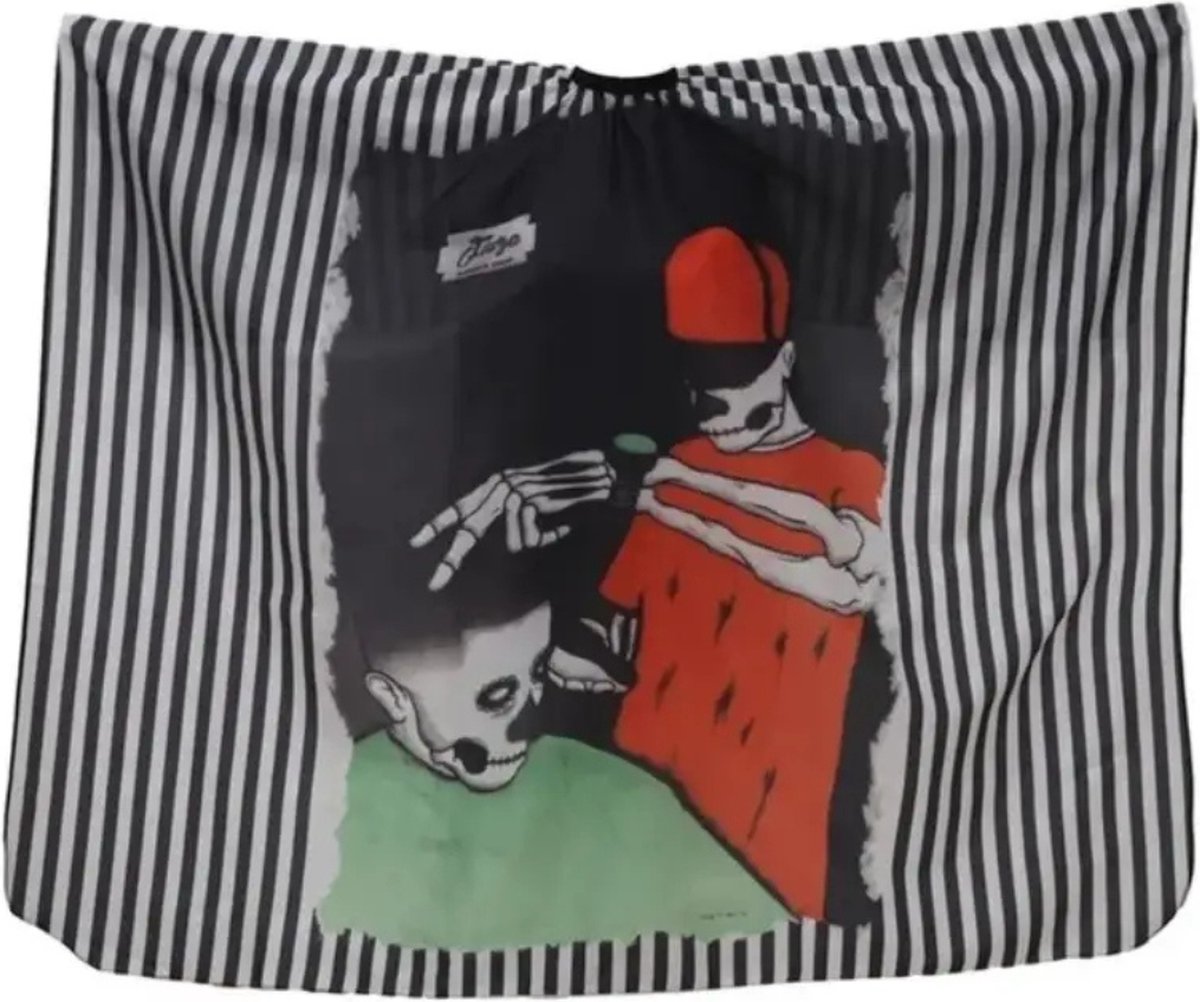 Livano Baardschort - Beard Bib - Scheerschort - Baard Cape - Kappersmantel - Kapmantel - Hiphop
