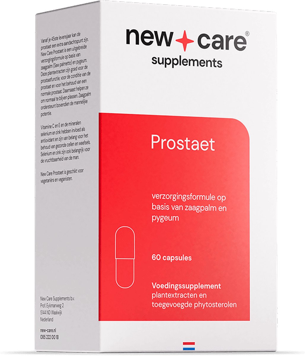 Goedkoopste New Care Prostaat formule - 60 capsules - vegan