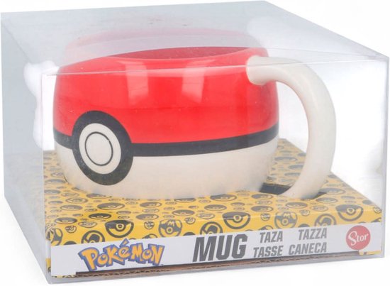 Kopje met doos Pokémon Pokeball Keramisch 360 ml Zwart van $ — afbeelding 3
