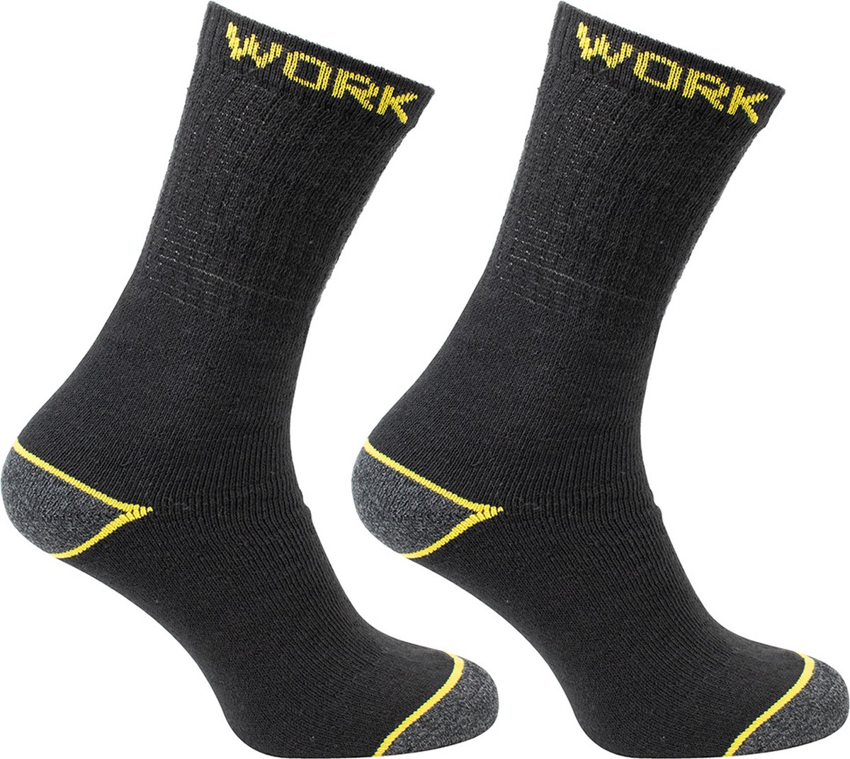 Werksokken pakket | merk Work | 5 paar werksokken + 5 paar thermosokken | zonder knellende boord