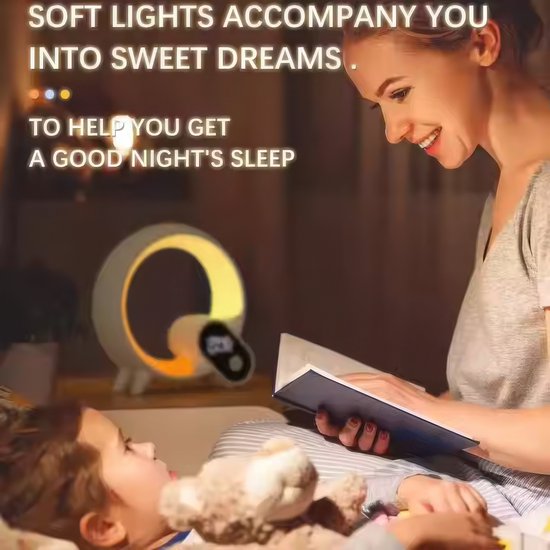 Wake-Up Light & Ambient Light - Digitale Wekker - Sfeerlamp - LED Lights van Laios — afbeelding 4