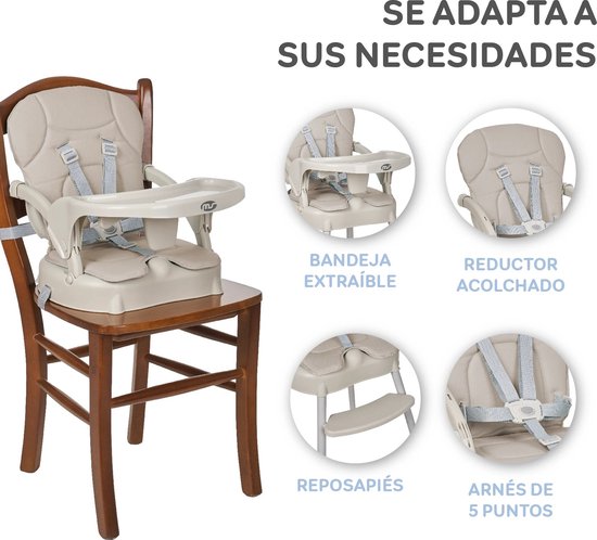 Babystoel - Kinderstoel - Kinder -Baby Stoel - Baby Eetstoel - Baby Stoeltje Zitten Voor Thuis - Babystoel Voor Aan Tafel - Baby — afbeelding 3