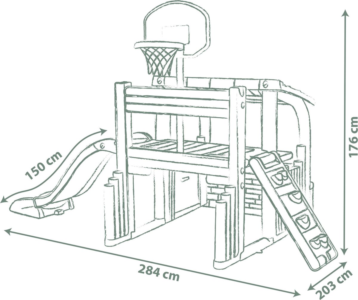 Smoby - Smoby Life - Fun Center - Speelhuis - Sportcenter - Vanaf 2 jaar. — afbeelding 2