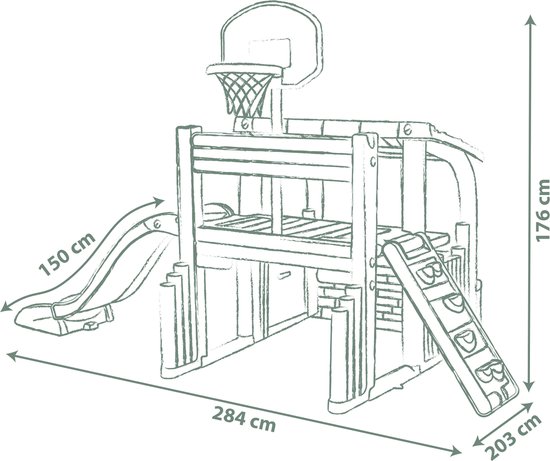 Smoby - Smoby Life - Fun Center - Speelhuis - Sportcenter - Vanaf 2 jaar.