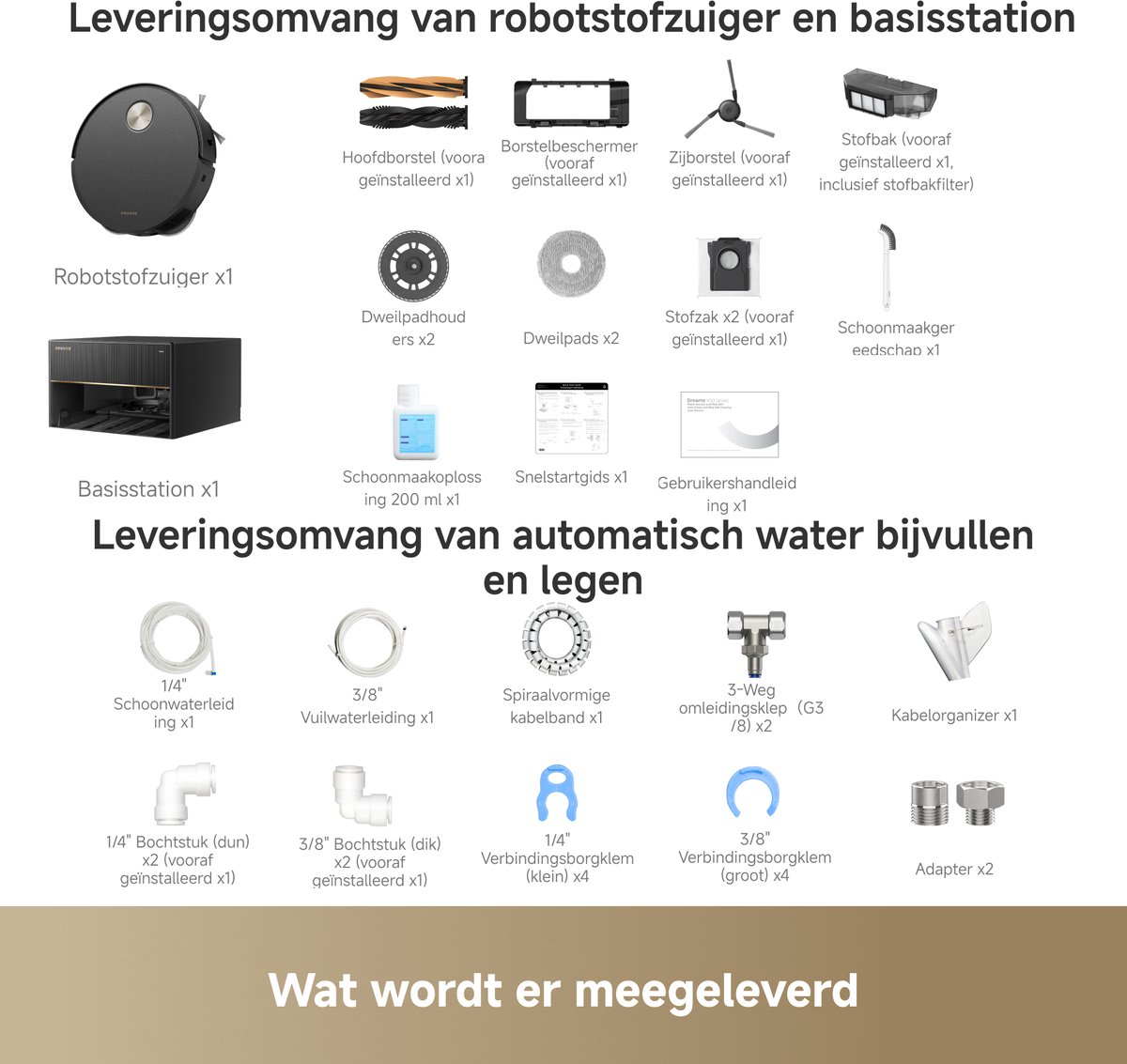 Dreame X50 Master - Robotstofzuiger met Dweilfunctie - Automatisch Water bijvullen - Navigeert onder meubels - Verwijdert verstrikte haren - Consistente Schoonmaakresultaten — afbeelding 4
