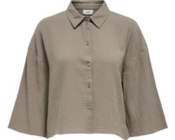 JDY Theis Life 3/4 Cropped Blouse Dames - Maat L
