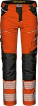SIR SAFETY HI VIS GEMINI GUARD Hi Vis Reflecterend Full Stretch Werkbroek HEREN Veiligheidsbroek Oranje - Full Stretch - Met Kniezak Hamerlus D Ring