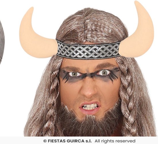 Guirca - Costume Pirate & Viking - Norvégien Viking Hakon - Homme - Marron - Taille 52-54 - Déguisements - Déguisements