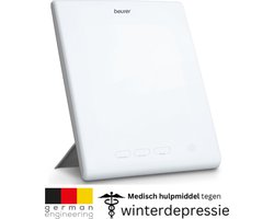 Beurer TL 45 Perfect Day Lichttherapielamp - Daglichtlamp - 3 Kleurtemperaturen instelbaar - Compact: 25 x 20 cm - Eenvoudig mee te nemen - LED - 10000 Lux (op 20 cm) - UV-vrij - 25 Watt - Incl. netadapter - Medisch gecertificeerd - 3 Jaar garantie