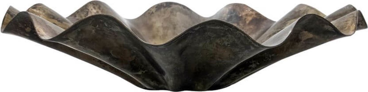 Schaal Flood antiek bruin 35cm