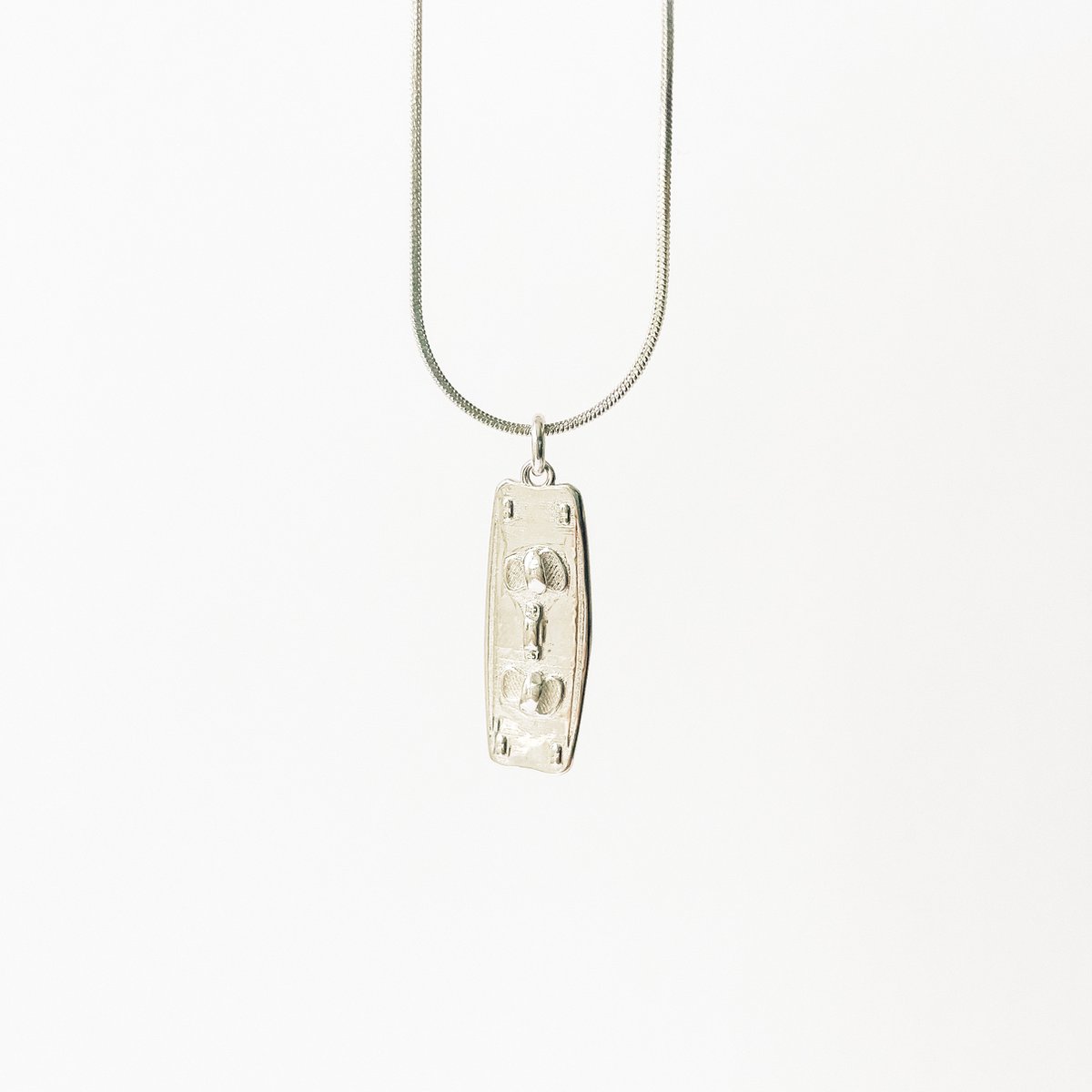 Laguna Treasures Jewellery - Ketting Oceaan Kiteboard - Zilver - Verguld - Snake ketting - Halsketting - Sieraden - Kitesurf - Kiteboard