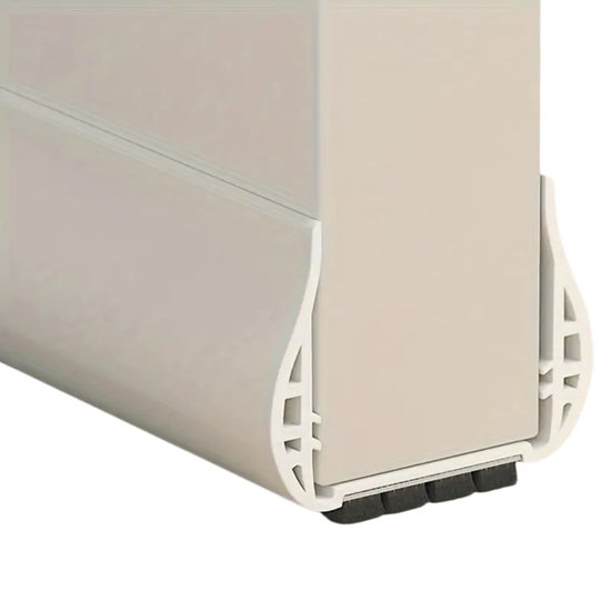 Bovista Bande anti-courant d'air - Chien de courant d'air - Coupe-vent - Brosse de porte - Bande anti-courant d'air - Bouchon anti-courant d'air - Coussin anti-courant d'air - Coussin pour porte - Bouchon anti-courant d'air - Wit