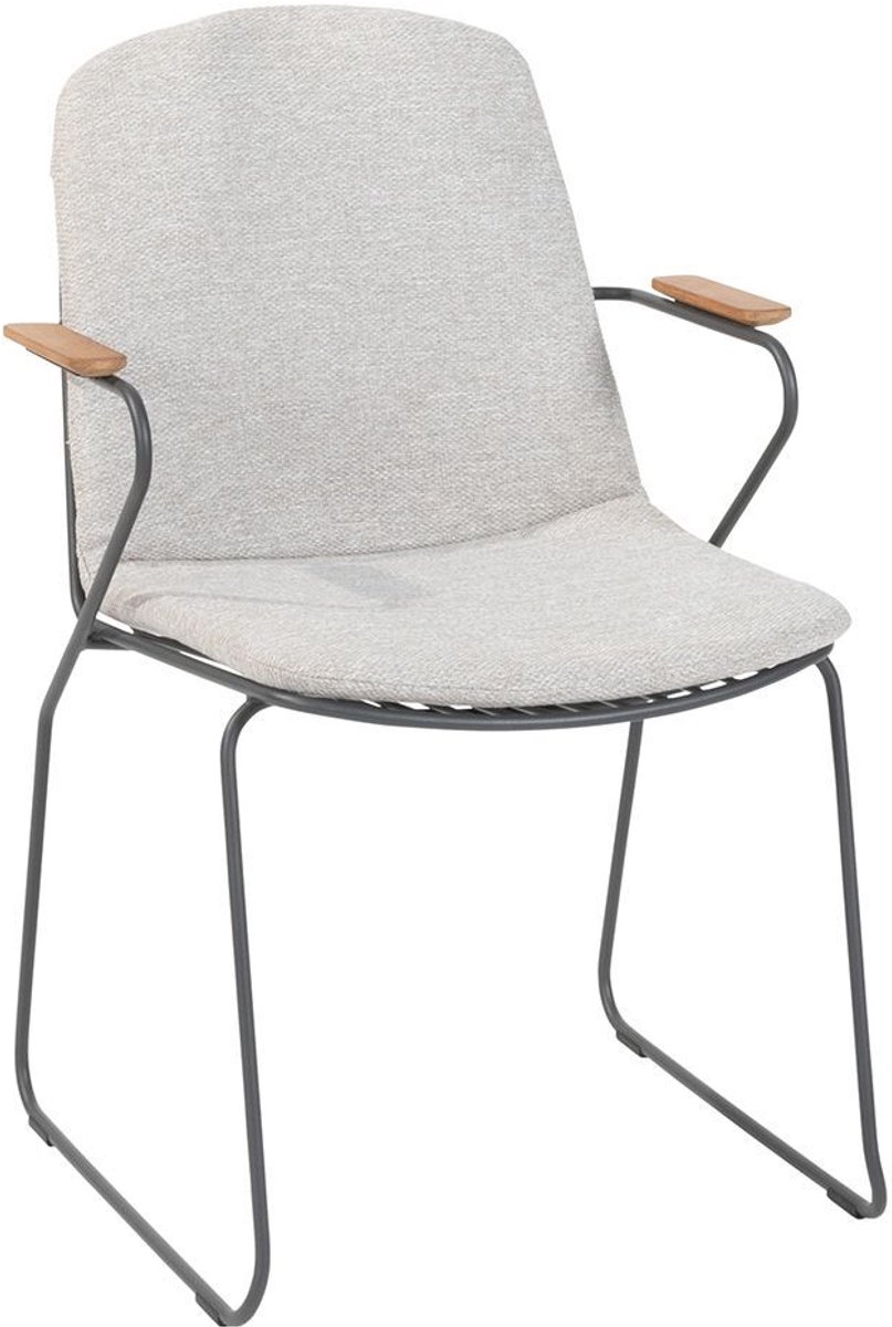 4 Seasons Outdoor Veneto chaise de jardin empilable - anthracite