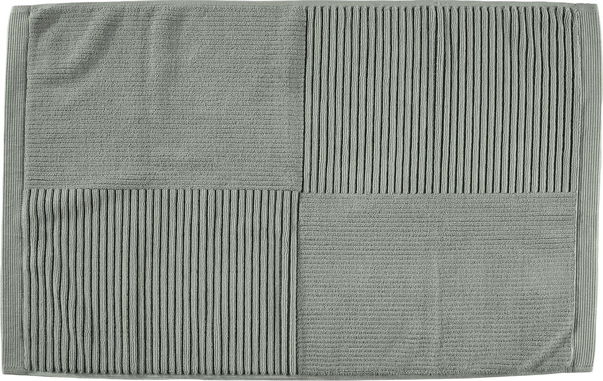 Zone Denmark Classic Badmat - Absorberende Badkamermat - Hotelkwaliteit - 100% katoen - 1200g/m2 - 50 x 80 cm - Matcha Green (groen)