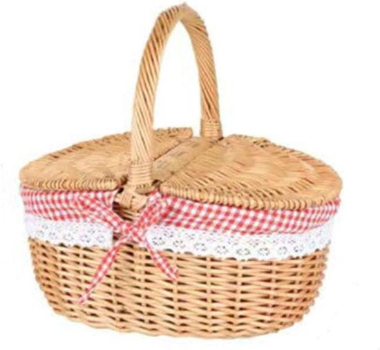 Livoo Picknickmand voor 4 personen SEP117C – 23 l, 600D, 29 accessoires inbegrepen, beige