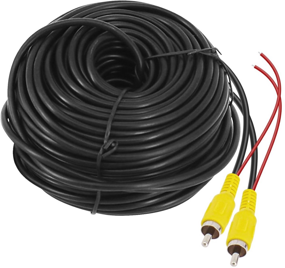 20m Achteruitrijcamera-kabel - Auto Verlengkabel RCA voor Video-overdracht