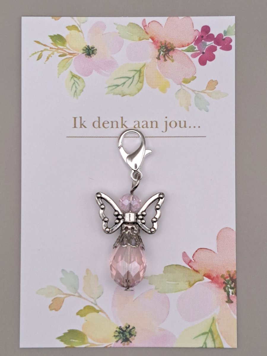 Geluksengeltje - Engel - Engeltje - Wenskaart - Gelukspoppetje - Pockethug - Pocket hug - Troostkaartje - een Engeltje voor jou - Geluksengel, Guardian Angel - Beschermengel