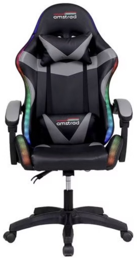 AMSTRAD Gaming Stoel AMS 800 LED Zwart Ergonomisch - Gaming - €150,00