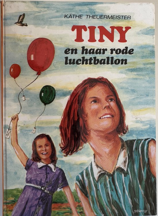 Omslag van Tiny en haar rode luchtballon door Kathe Theuermeister, I. Flinterman