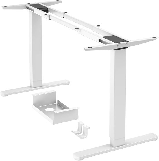 KENLY - Verstelbaar bureau - Zwart - 120 cm - Vezelplaat | Leen Bakker KENLY - Verstelbaar bureau - Zwart - 120 cm - Vezelplaat | Leen Bakker
