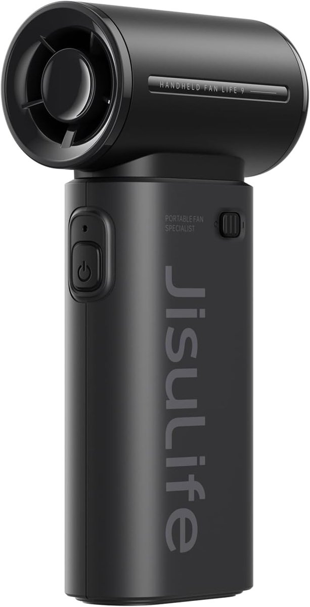 Draagbare Oplaadbare Mini Ventilator met 5 Snelheden - Handige USB Ventilator voor Thuis, Reizen en Camping